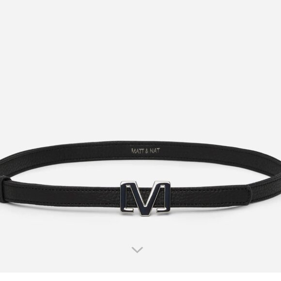 Stylish Vegan Leather Belt - Matt & Nat - Size Small - Picture 1 of 6